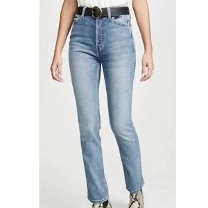 NWT- RE/DONE Double Needle Long Comfort Stretch Jean || HAZEY INDIGO